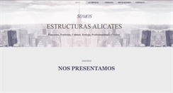 Desktop Screenshot of estructurasalicates.com